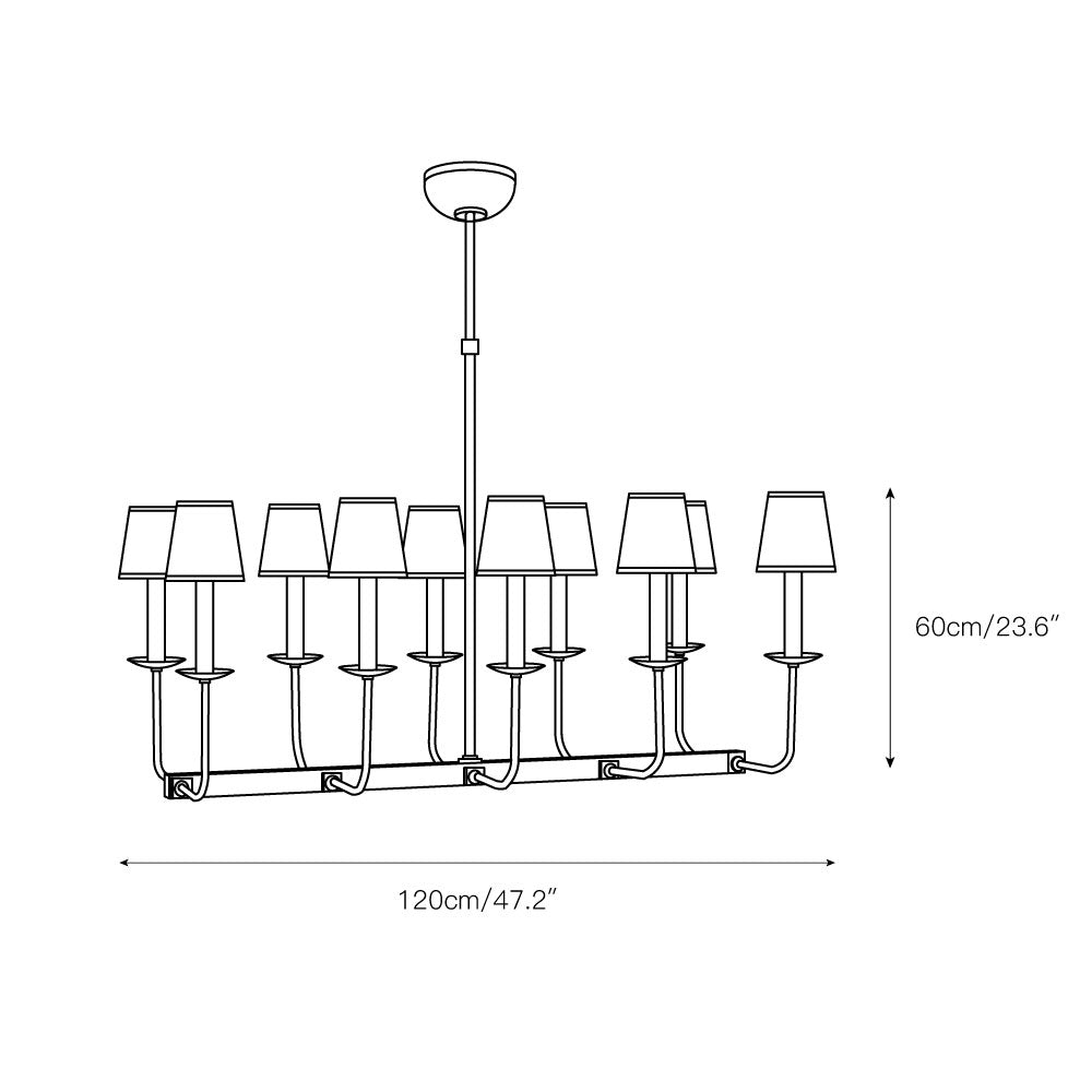 Vaughn Linear Chandelier