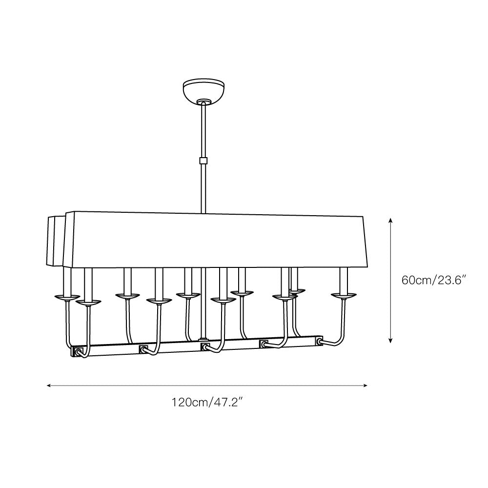 Vaughn Linear Chandelier