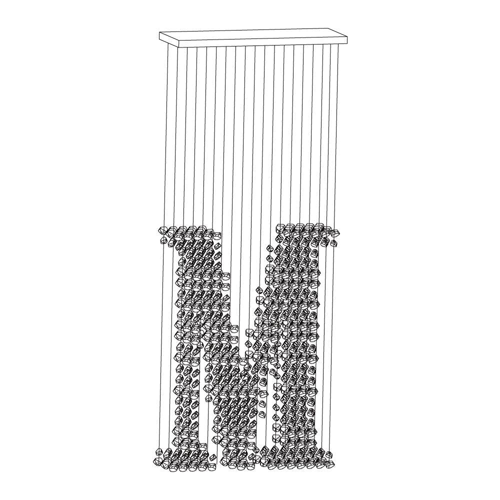 Lila Modern Stone Chandeliers-Neutral Decor