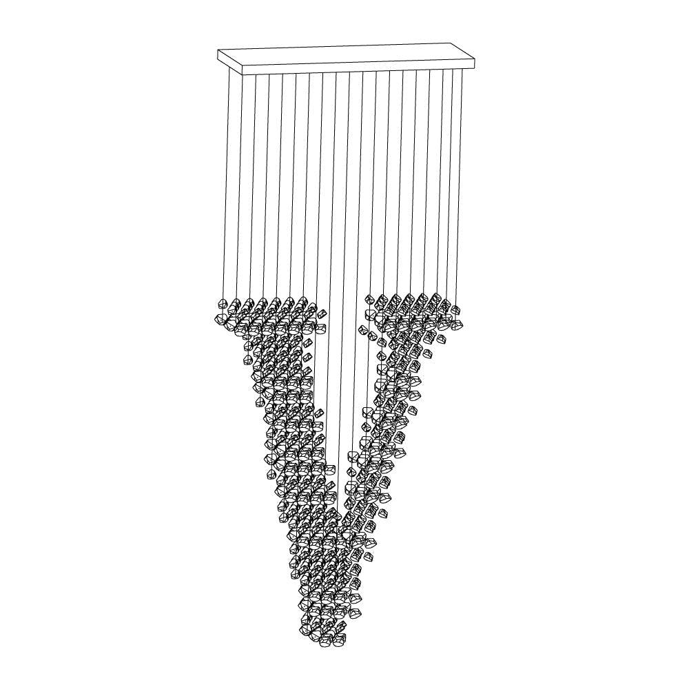 Jacob Modern Stone Chandeliers-Neutral Decor