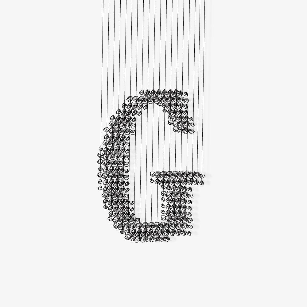 Lustra Chandelier Charcoal Linear G-Neutral Decor