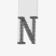Lustra Chandelier Charcoal Linear Composition N-Neutral Decor