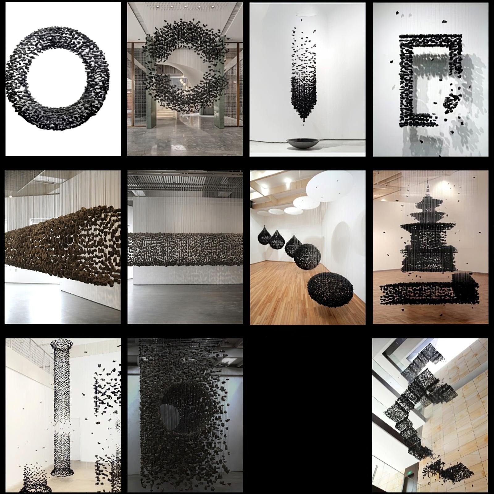 Vaelior Postmodern Luxury Black Stones Chandeliers-Neutral Decor
