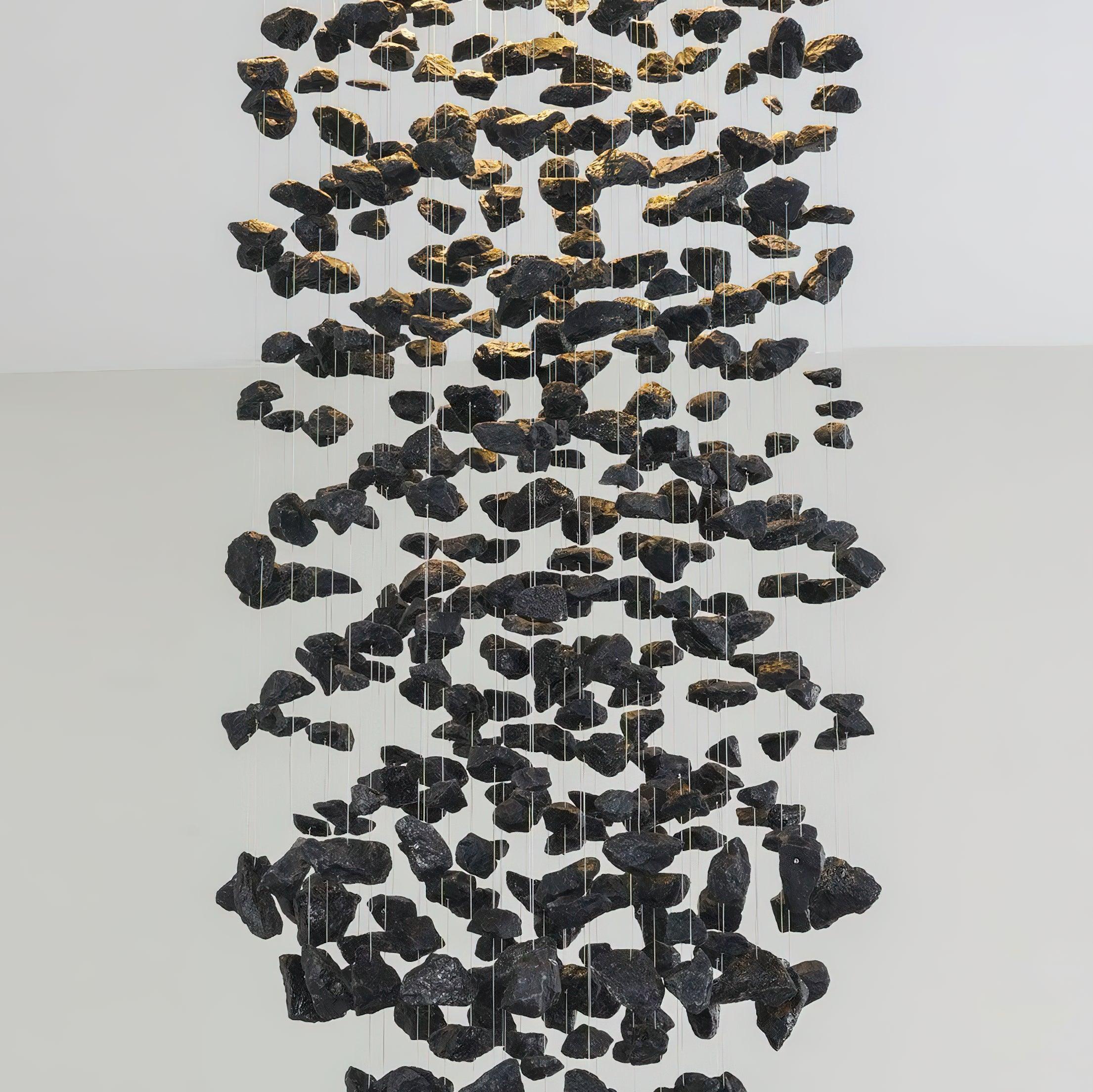 Brilliance Minimalist Stone Chandeliers-Neutral Decor
