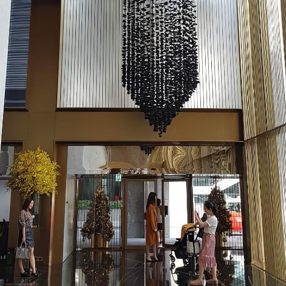 Vaelior Postmodern Luxury Black Stones Chandeliers-Neutral Decor