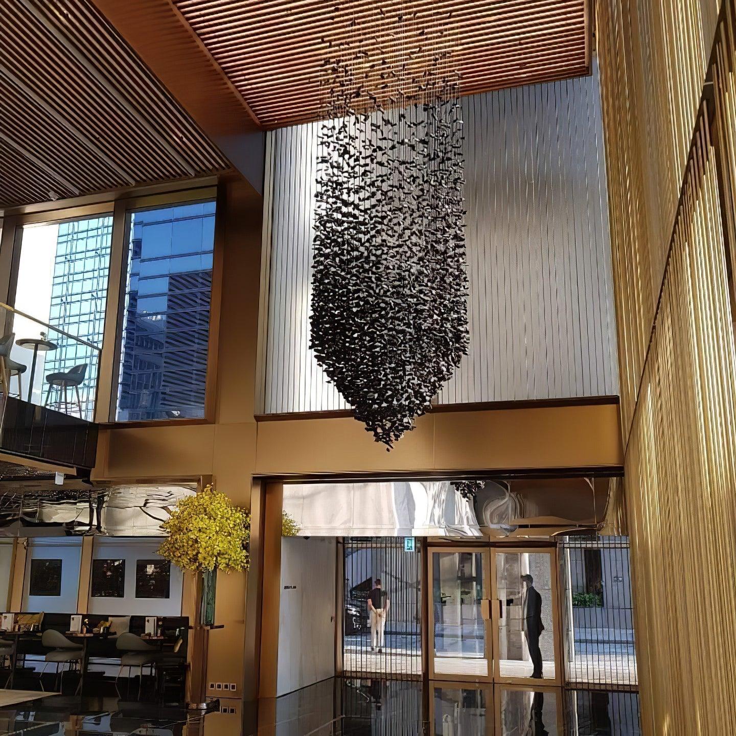 Vaelior Postmodern Luxury Black Stones Chandeliers-Neutral Decor