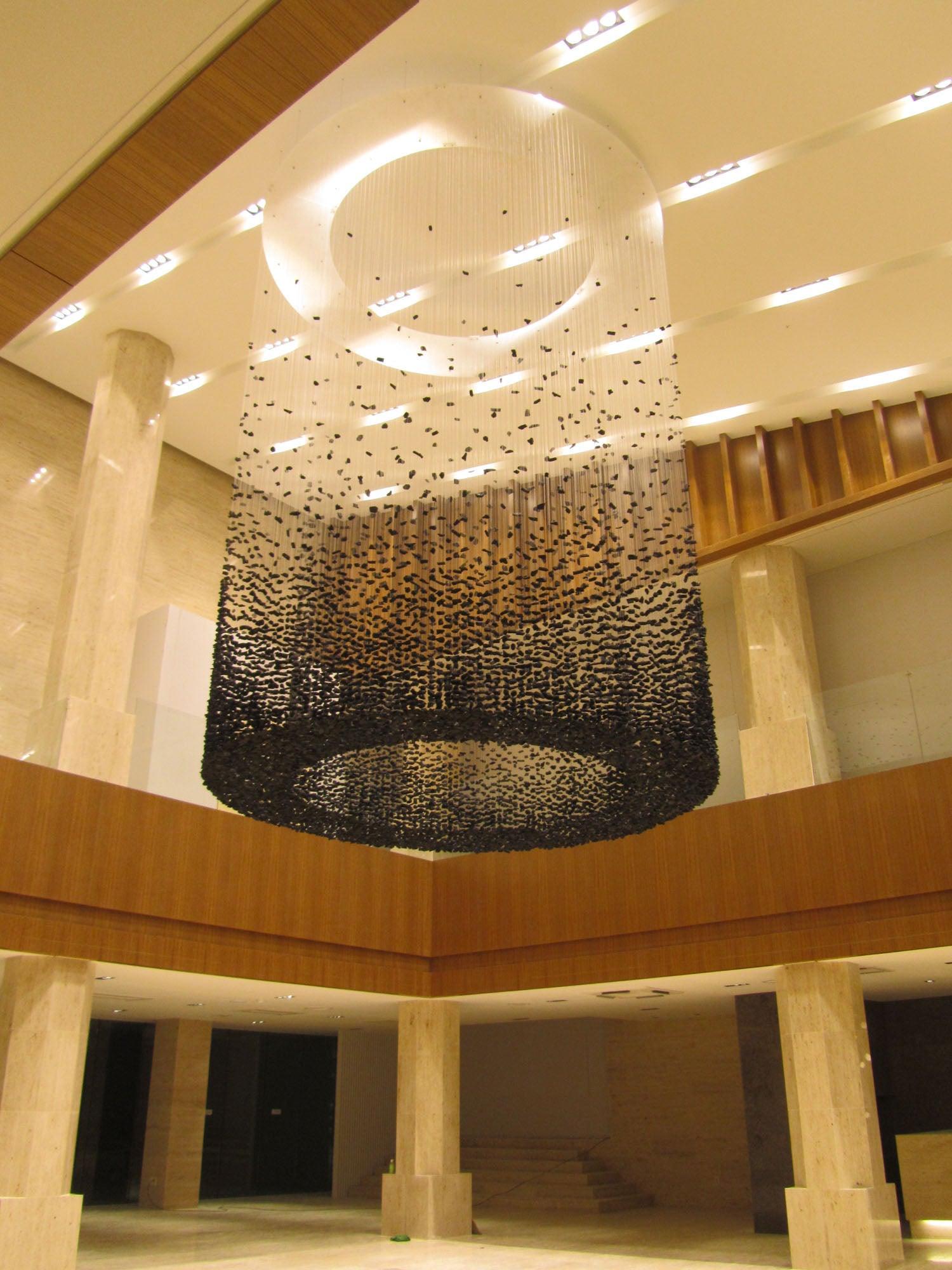 Vaelior Postmodern Luxury Black Stones Chandeliers-Neutral Decor