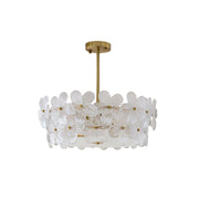Hydrangea Glass Chandelier