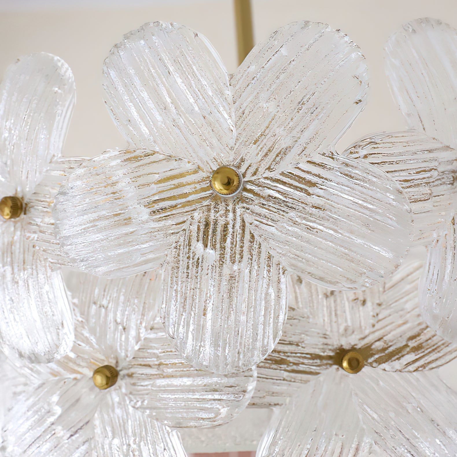 Hydrangea Glass Chandelier