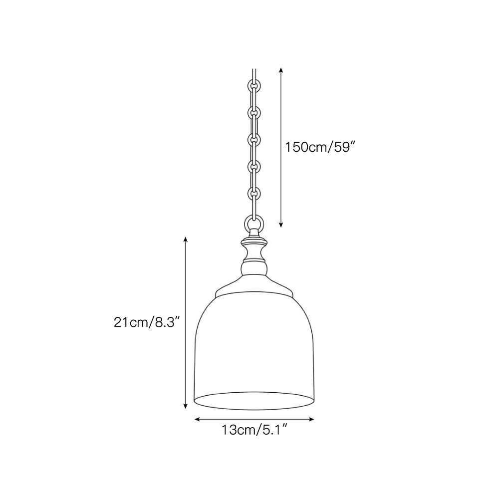 Vernwick Chain Alabaster Chandelier