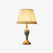 Mirova Ceramic Fabric Table Lamp-Neutral Decor