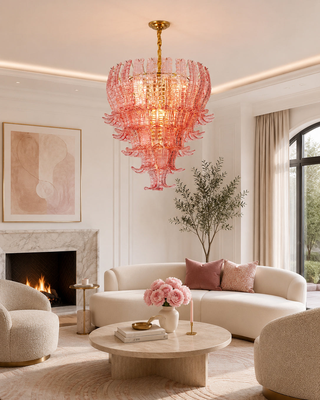 Electra Glass Chandelier
