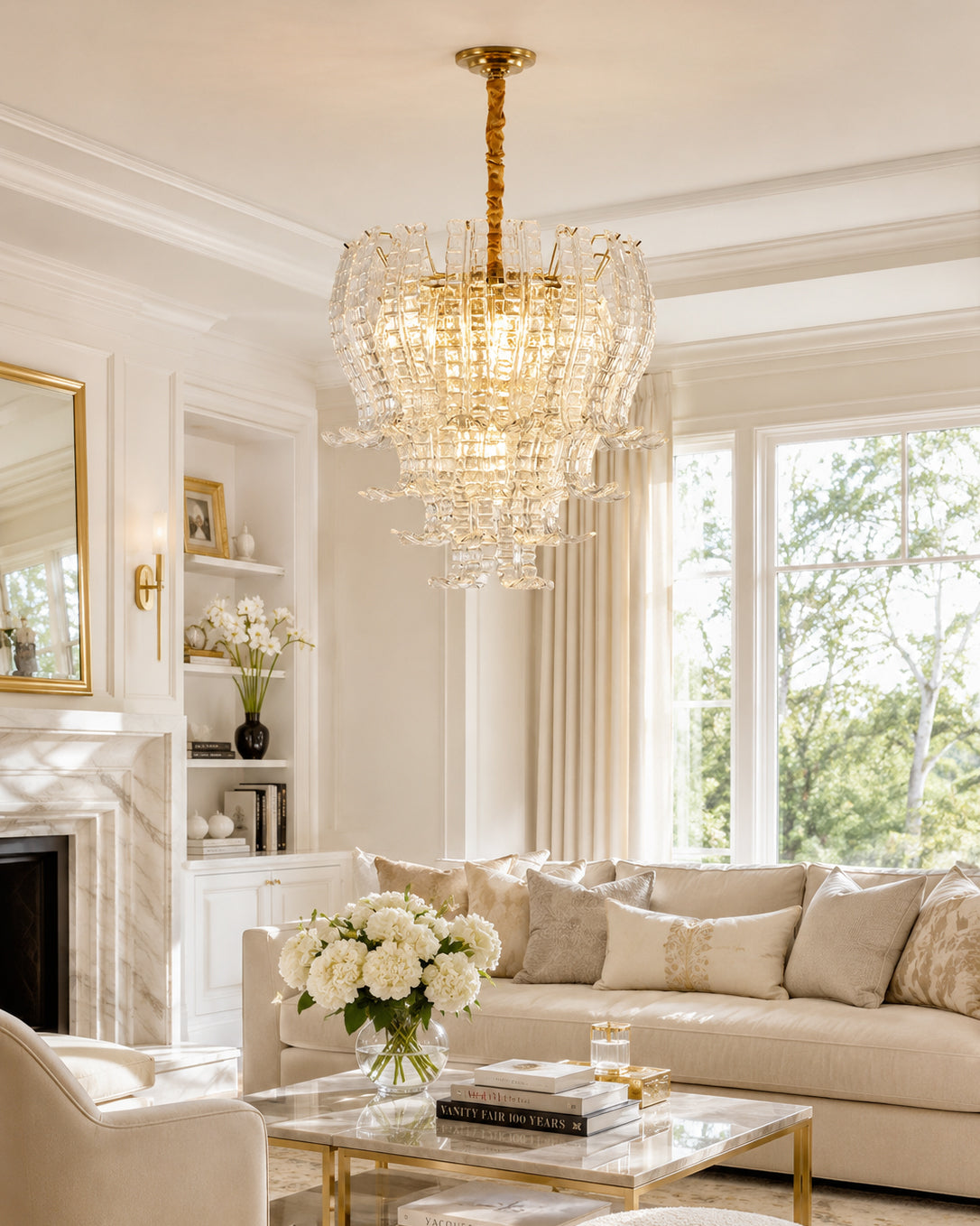 Electra Glass Chandelier