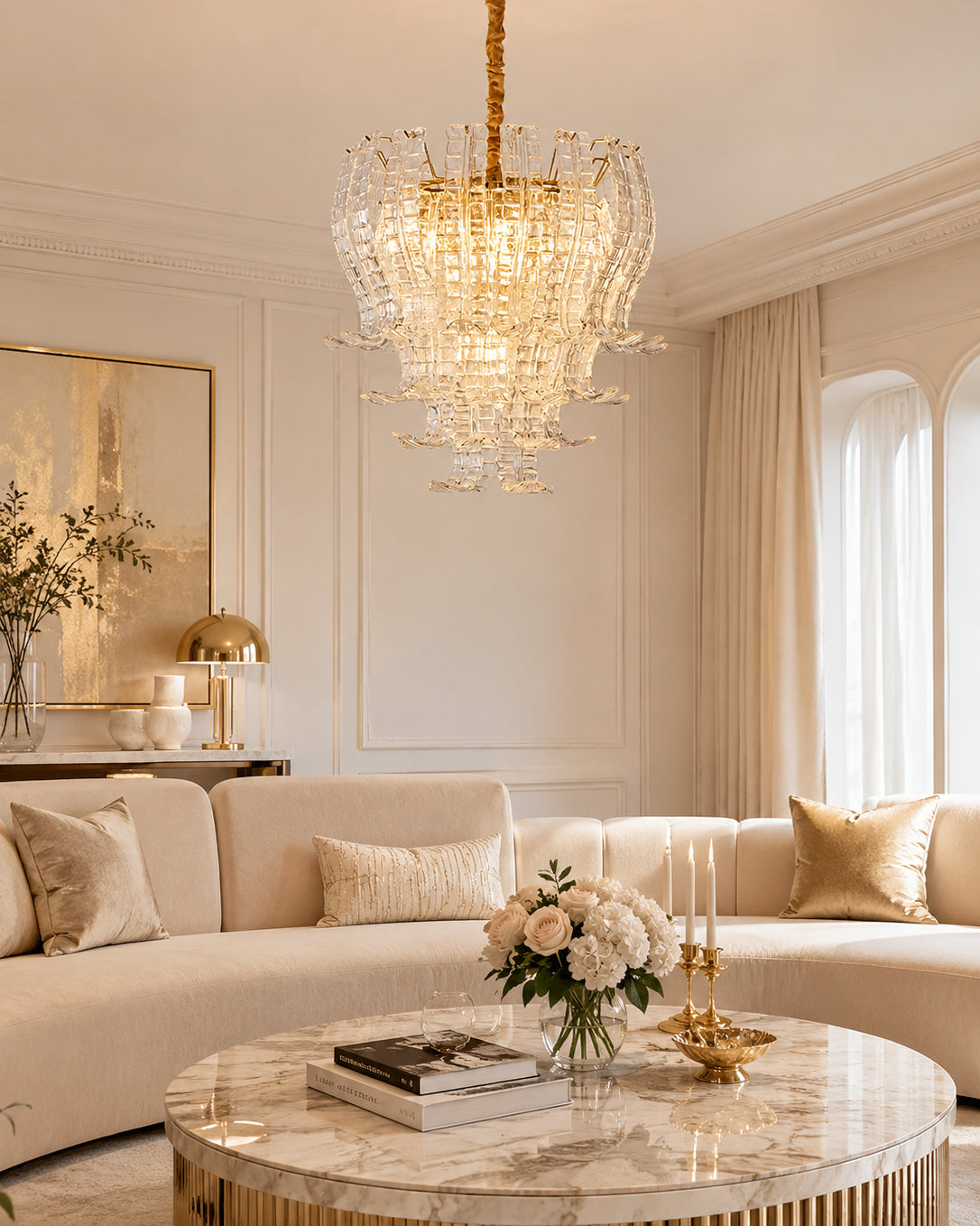 Electra Glass Chandelier