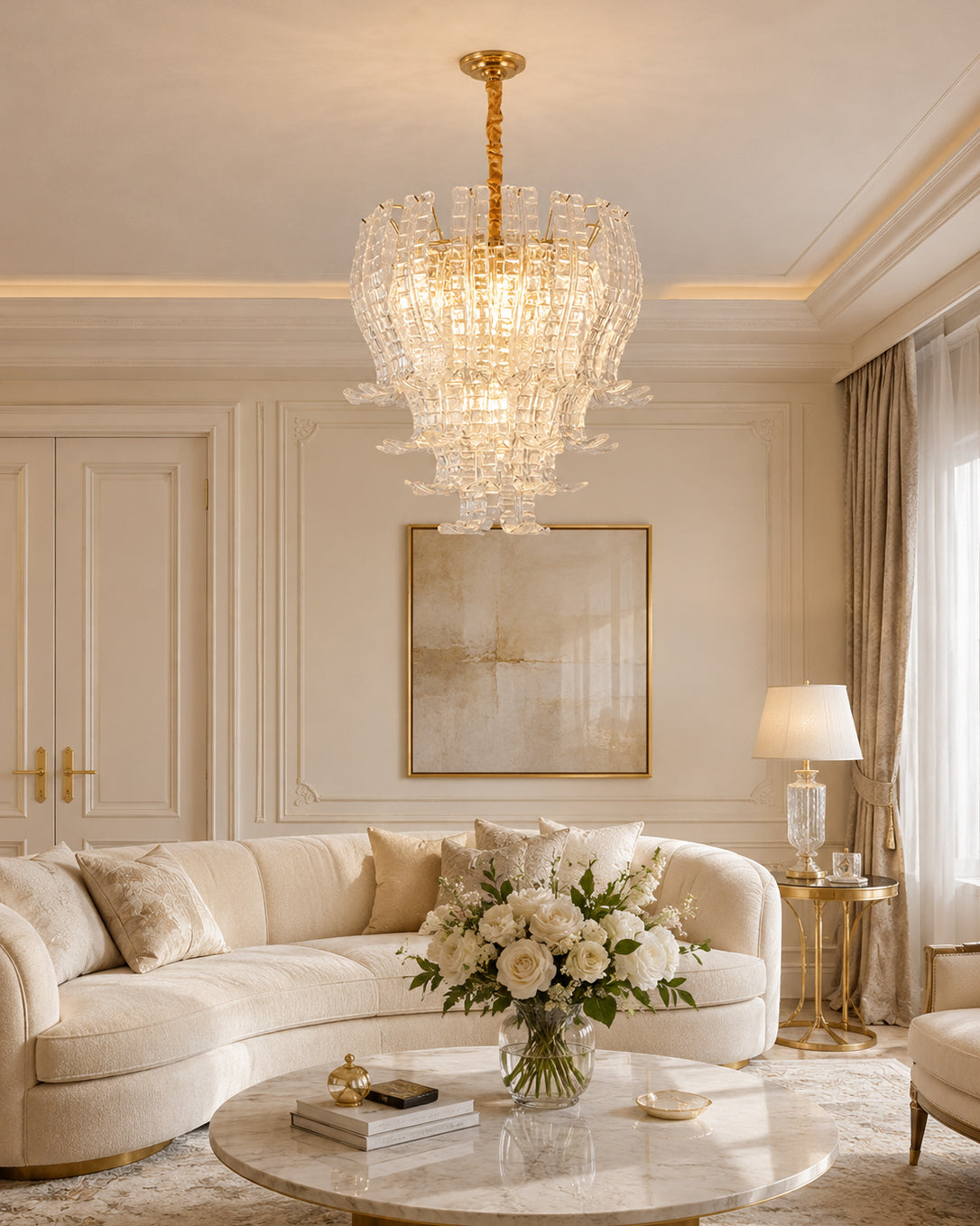 Electra Glass Chandelier
