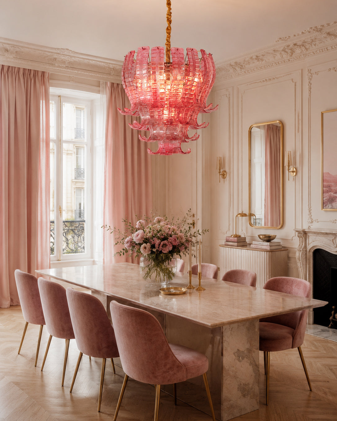 Electra Glass Chandelier