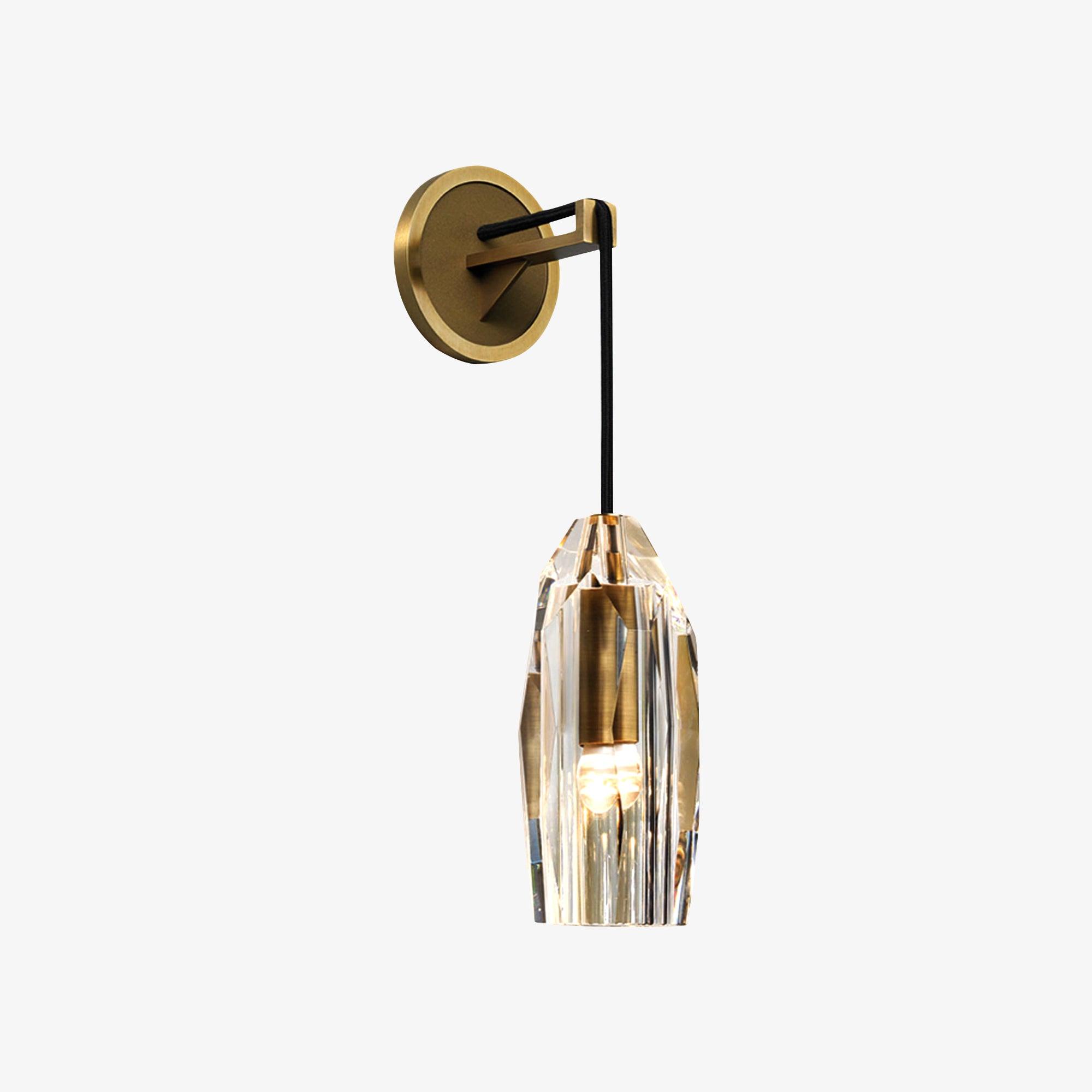 Zorinaris Premium Nordic Art Crystal Sconce Wall lamp-Neutral Decor