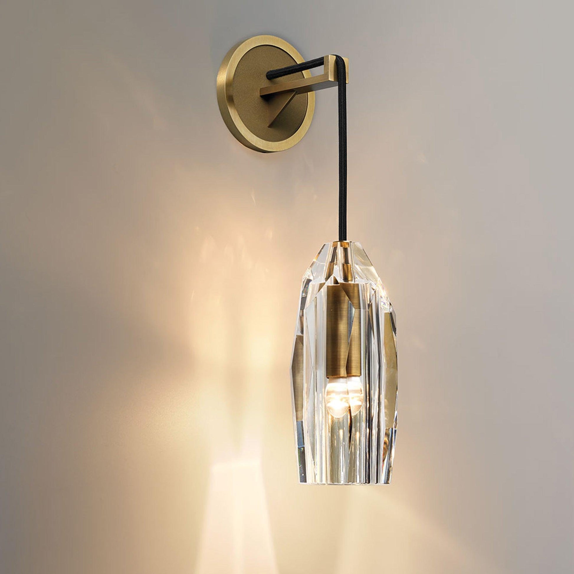 Zorinaris Premium Nordic Art Crystal Sconce Wall lamp-Neutral Decor