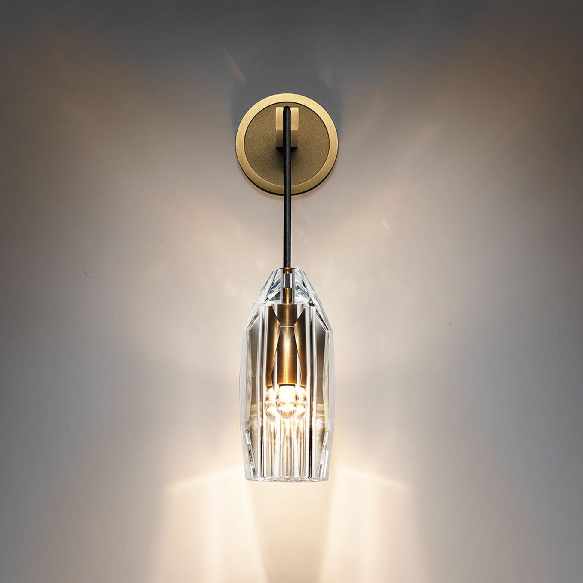 Zorinaris Premium Nordic Art Crystal Sconce Wall lamp-Neutral Decor