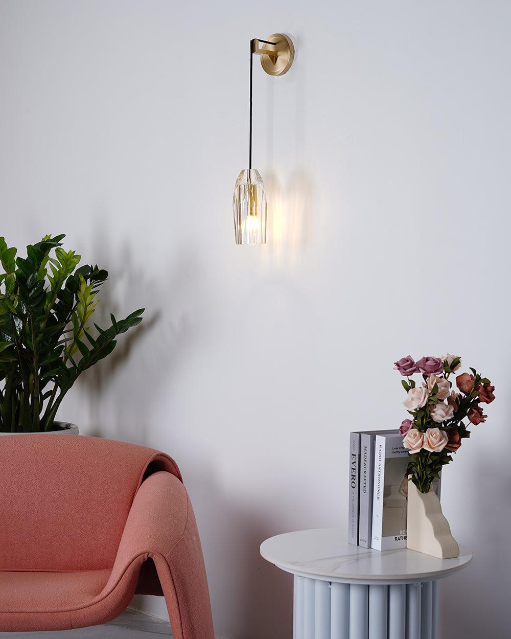 Zorinaris Premium Nordic Art Crystal Sconce Wall lamp-Neutral Decor