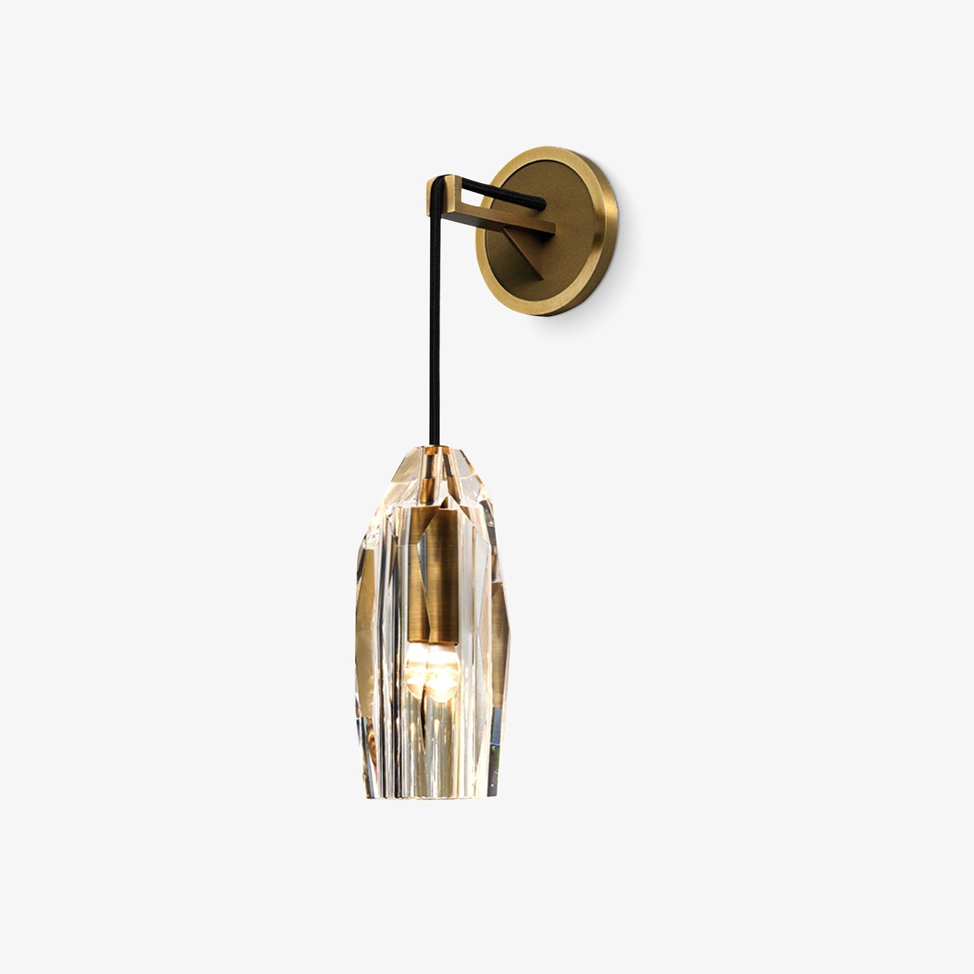 Zorinaris Premium Nordic Art Crystal Sconce Wall lamp-Neutral Decor