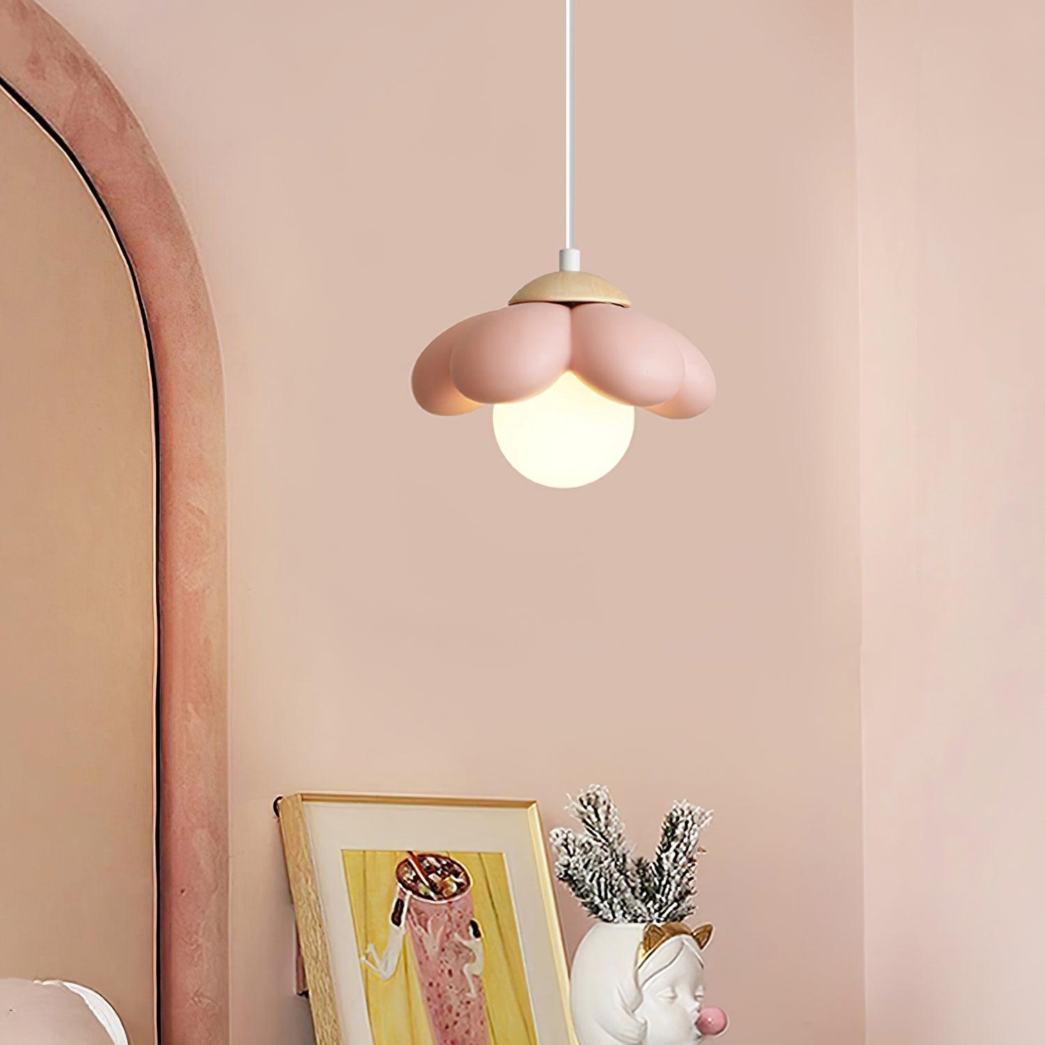 Clae Resin Cozy Artistic Pendant Lamp-Neutral Decor