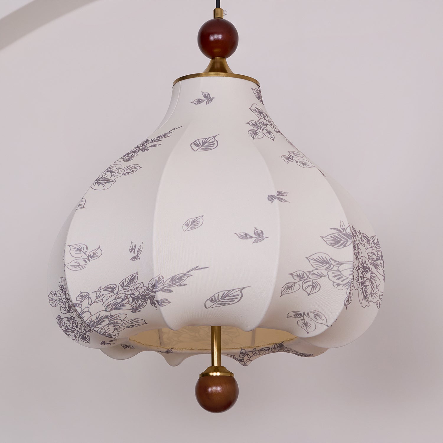 Favian Vintage Wood Pendant Lamp-Neutral Decor