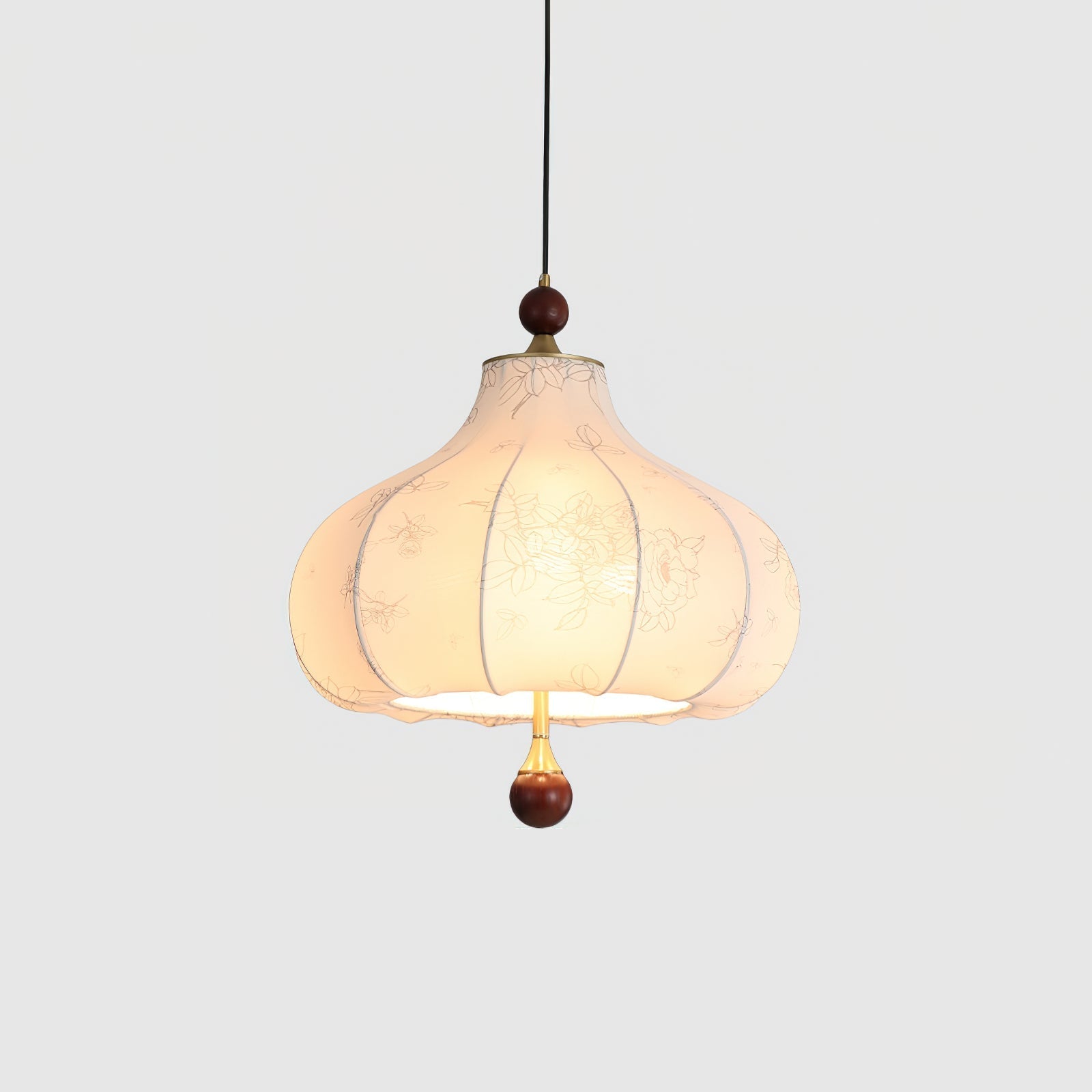 Favian Vintage Wood Pendant Lamp-Neutral Decor