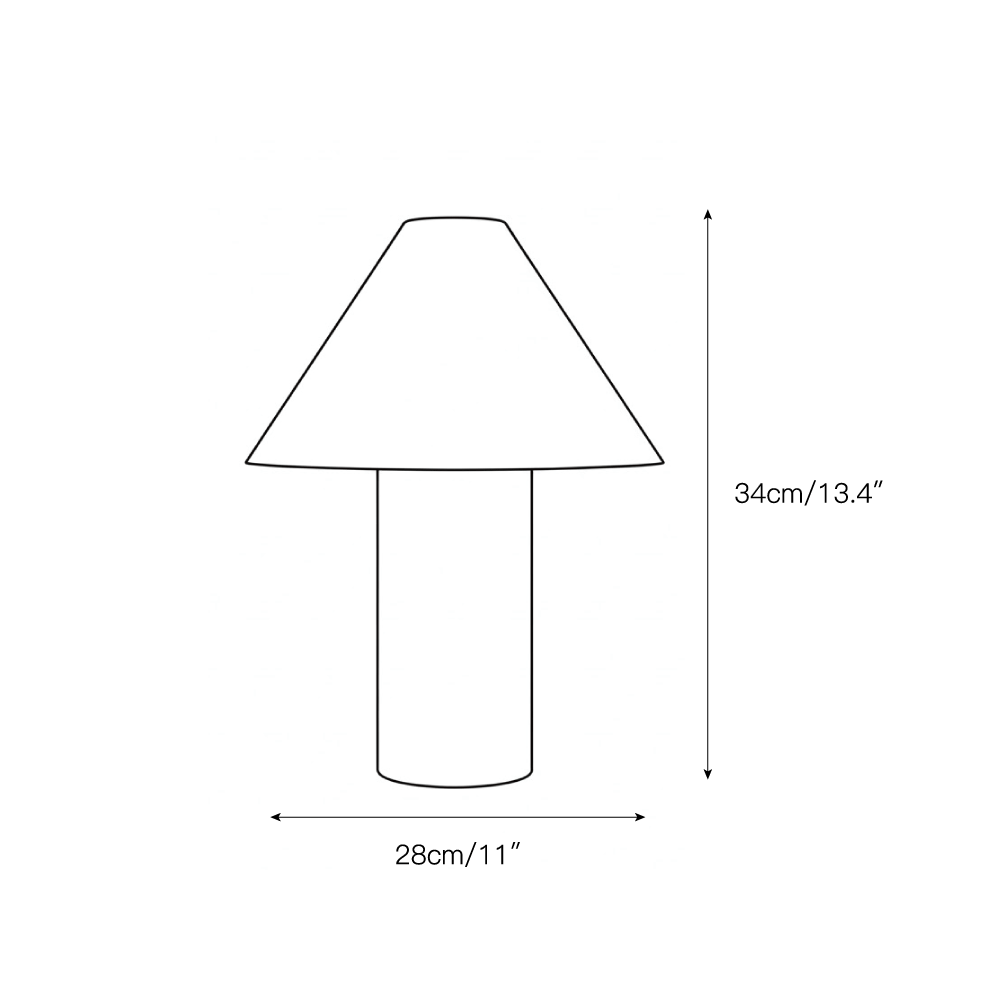 The Chez Marble Table Lamp shown in a red-brown marble finish.