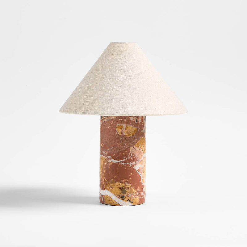 A split view showing both the white and red-brown marble options side-by-side.