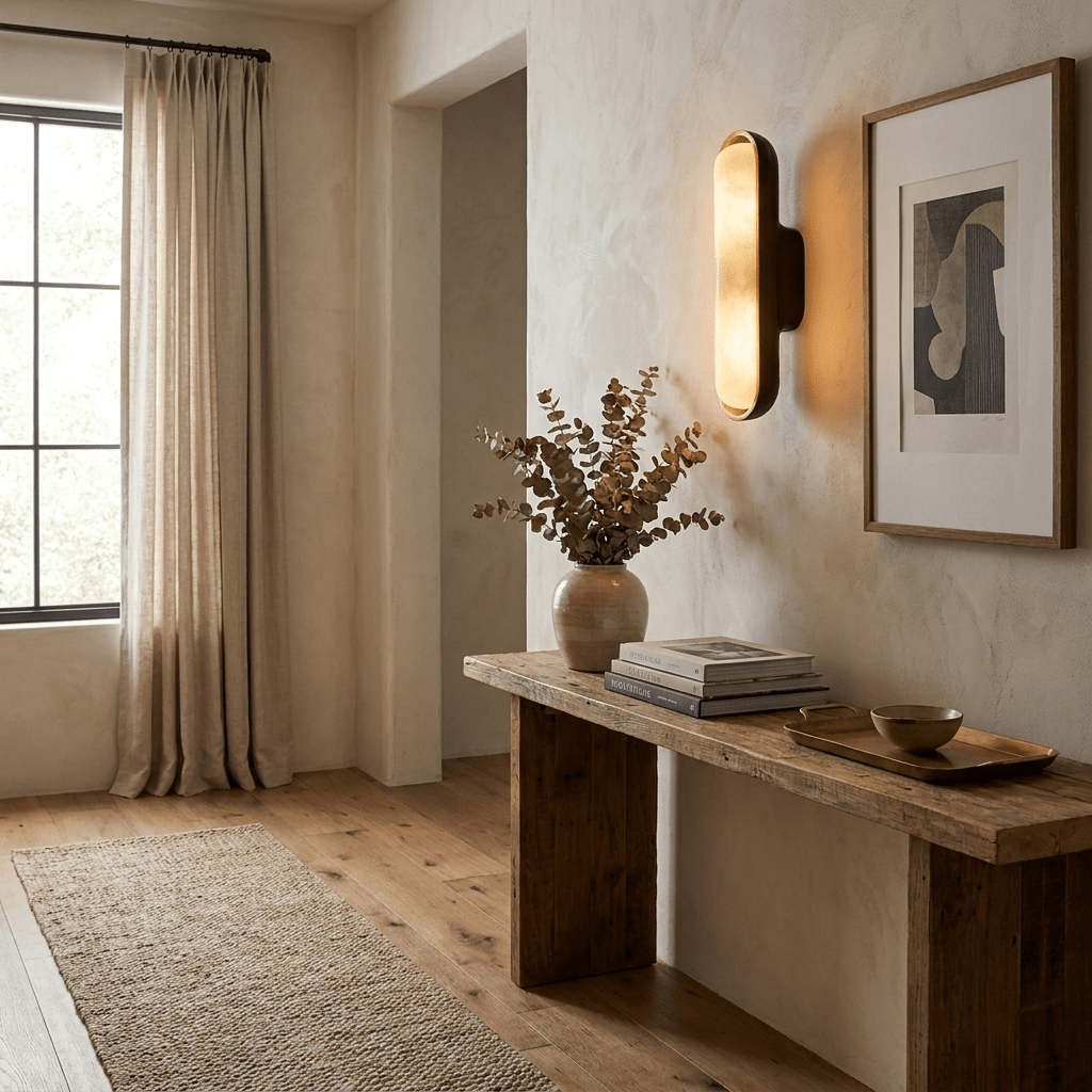Chiarore Alabaster Wall Sconce-Neutral Decor