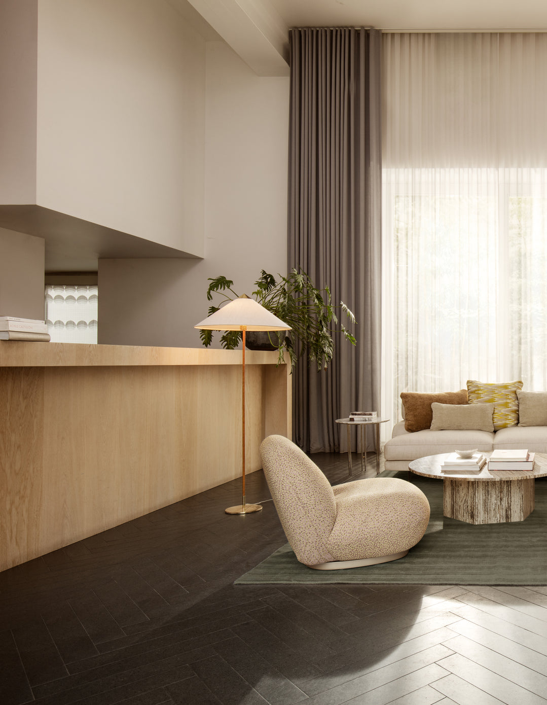 Docor Minimalist Floor Lamp-Neutral Decor