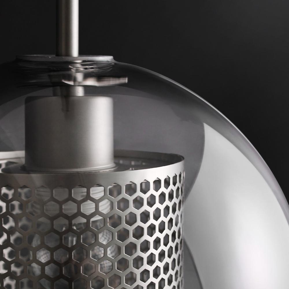 Lustra Pendant Lamp Chiswick Glass for Living Room-Neutral Decor