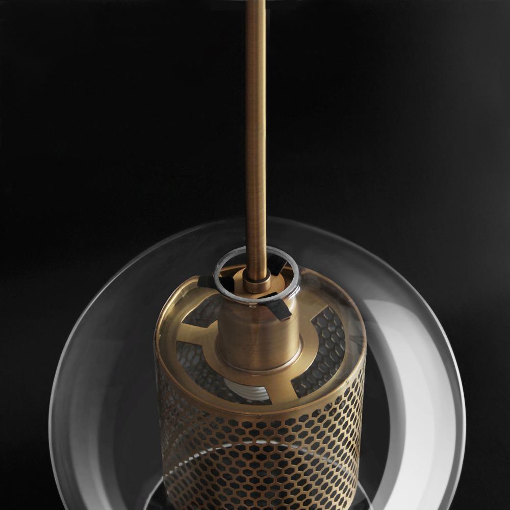 Lustra Pendant Lamp Chiswick Glass for Living Room-Neutral Decor