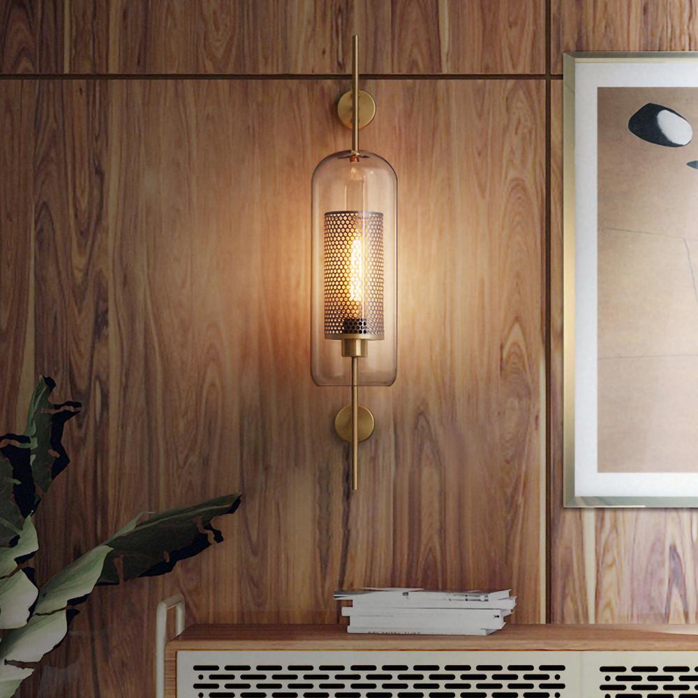 Peta Premium Nordic Art Glass Wall Light-Neutral Decor