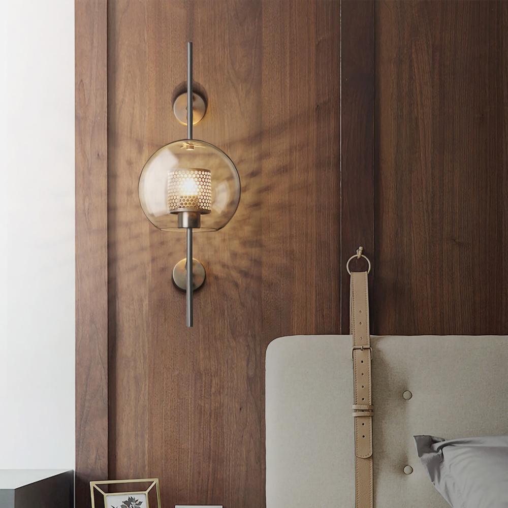 Peta Premium Nordic Art Glass Wall Light-Neutral Decor