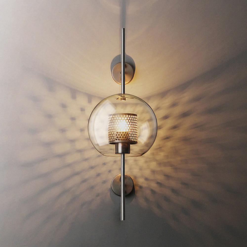 Peta Premium Nordic Art Glass Wall Light-Neutral Decor