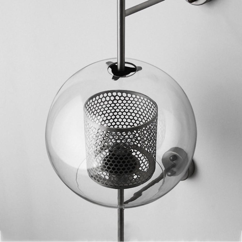 Peta Premium Nordic Art Glass Wall Light-Neutral Decor