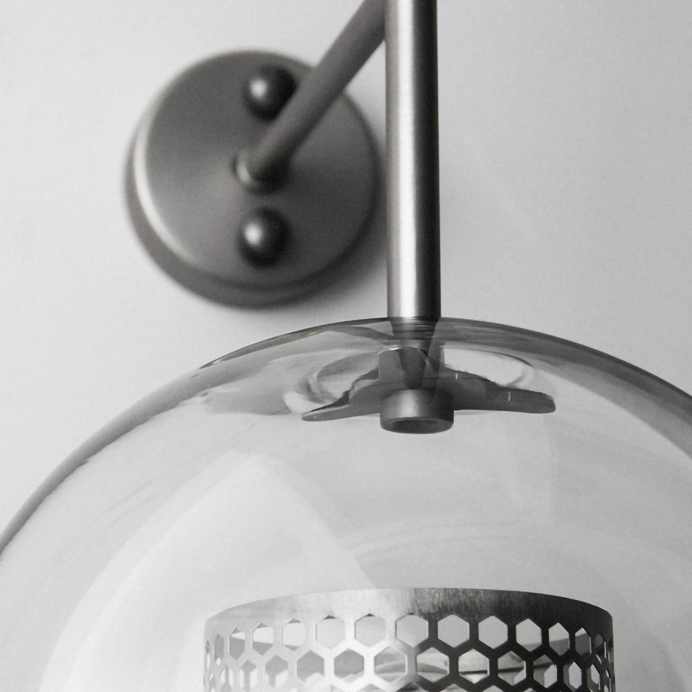 Peta Premium Nordic Art Glass Wall Light-Neutral Decor