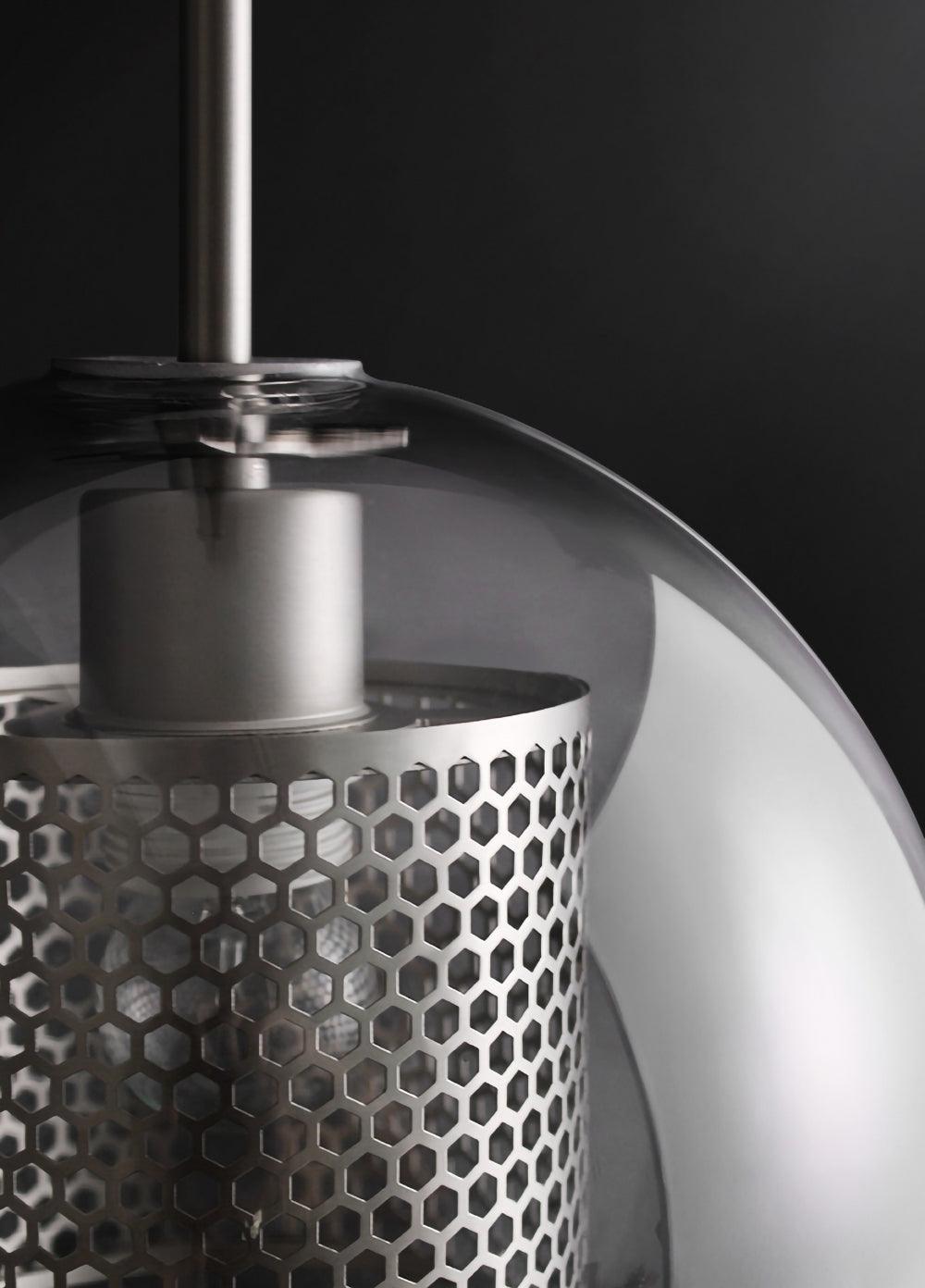 Lustra Pendant Lamp Chiswick Glass for Living Room-Neutral Decor