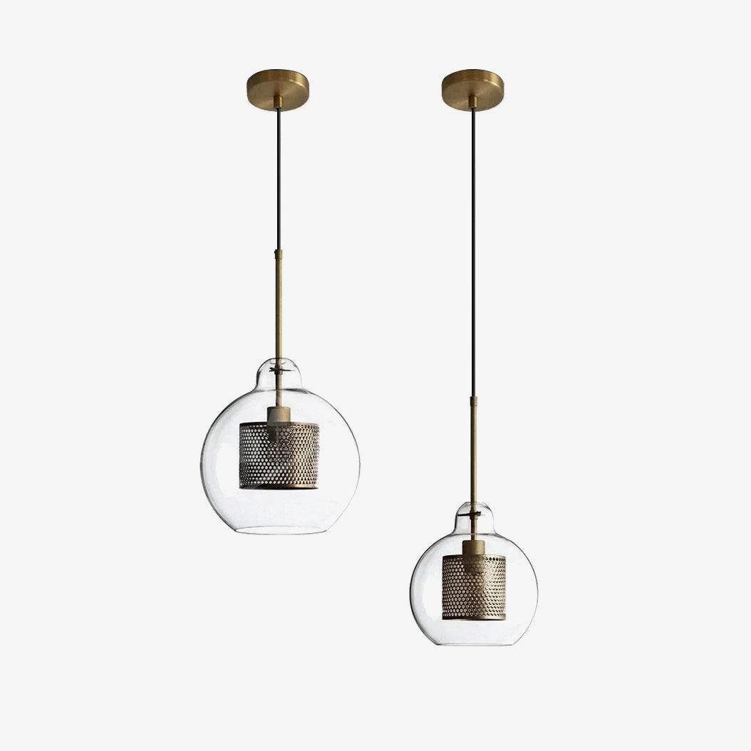 Lustra Pendant Lamp Chiswick Glass for Living Room-Neutral Decor