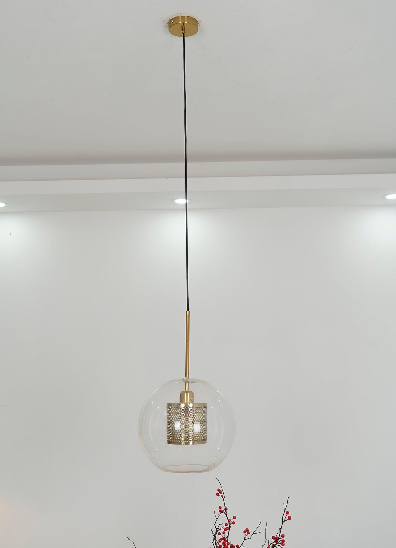 Lustra Pendant Lamp Chiswick Glass for Living Room-Neutral Decor