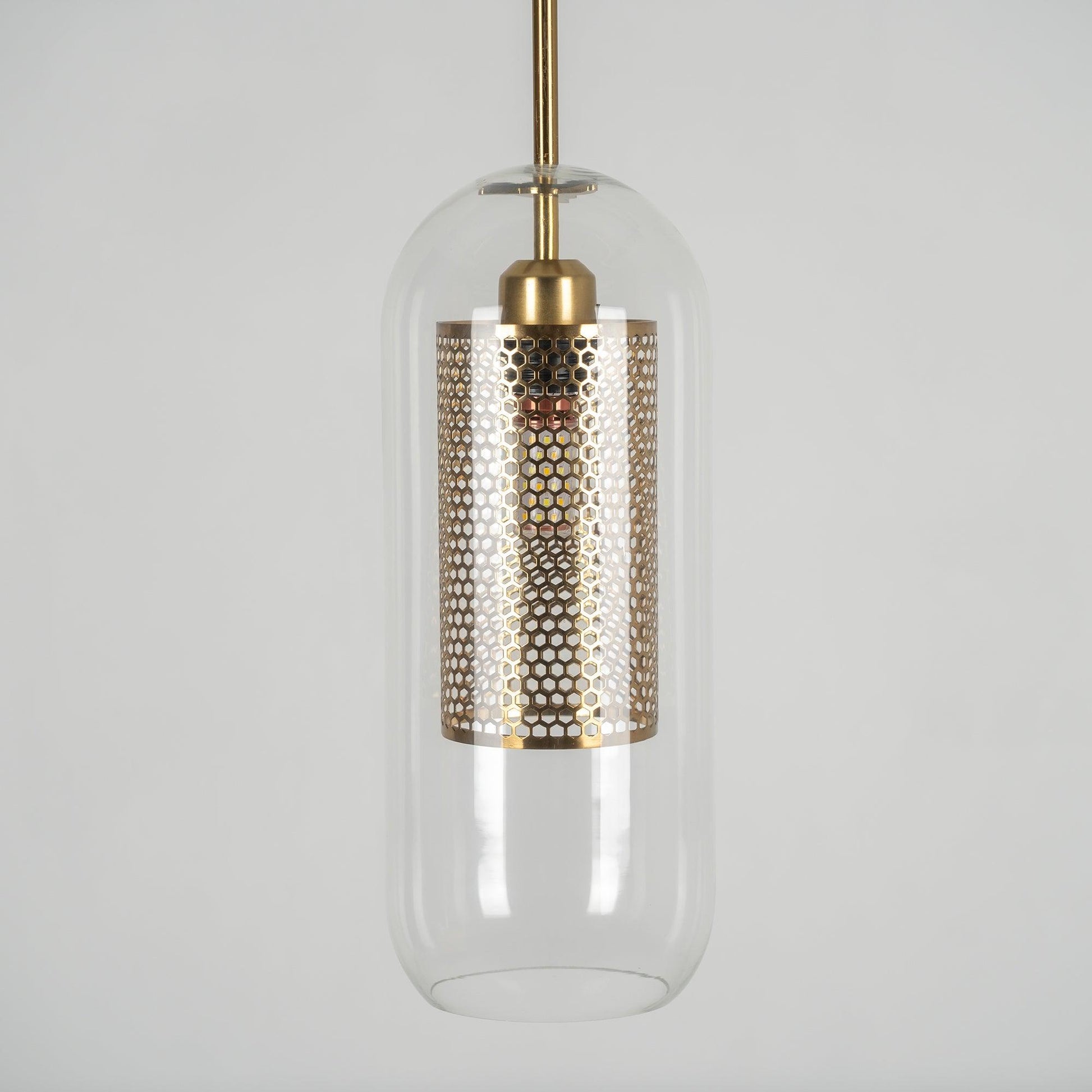 Lustra Pendant Lamp Chiswick Glass for Living Room-Neutral Decor