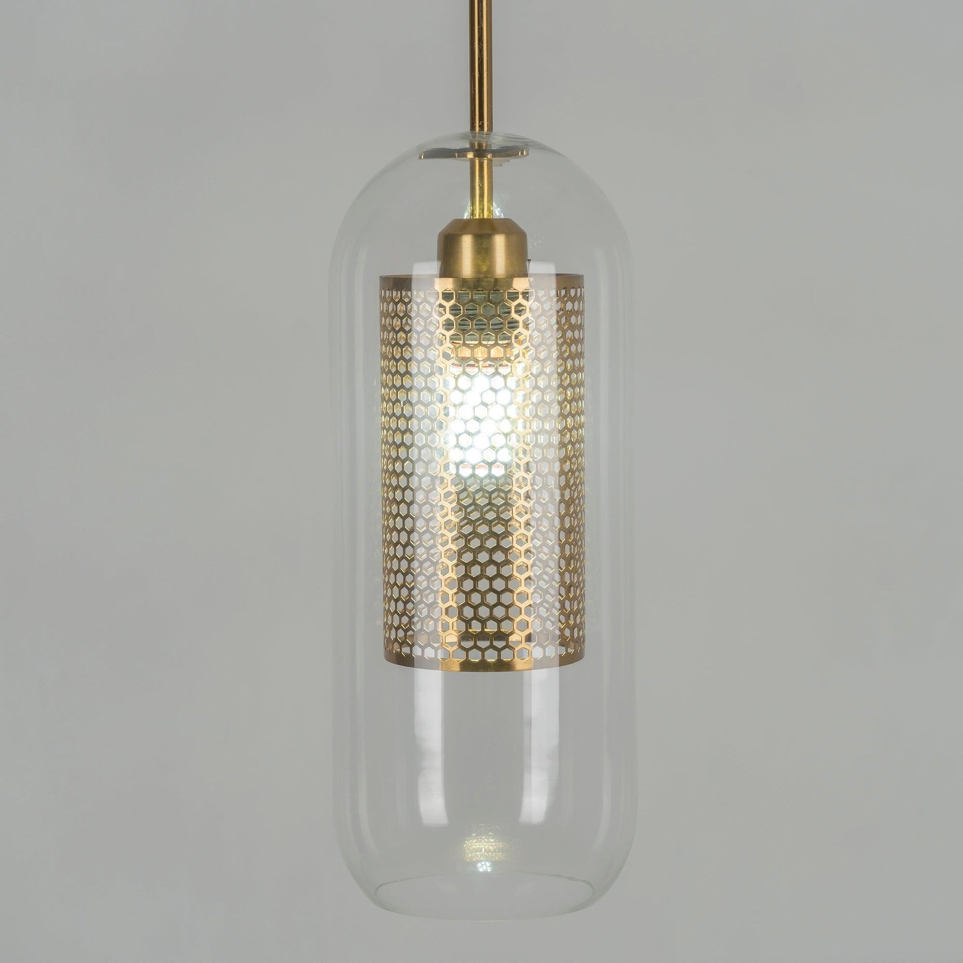 Lustra Pendant Lamp Chiswick Glass for Living Room-Neutral Decor
