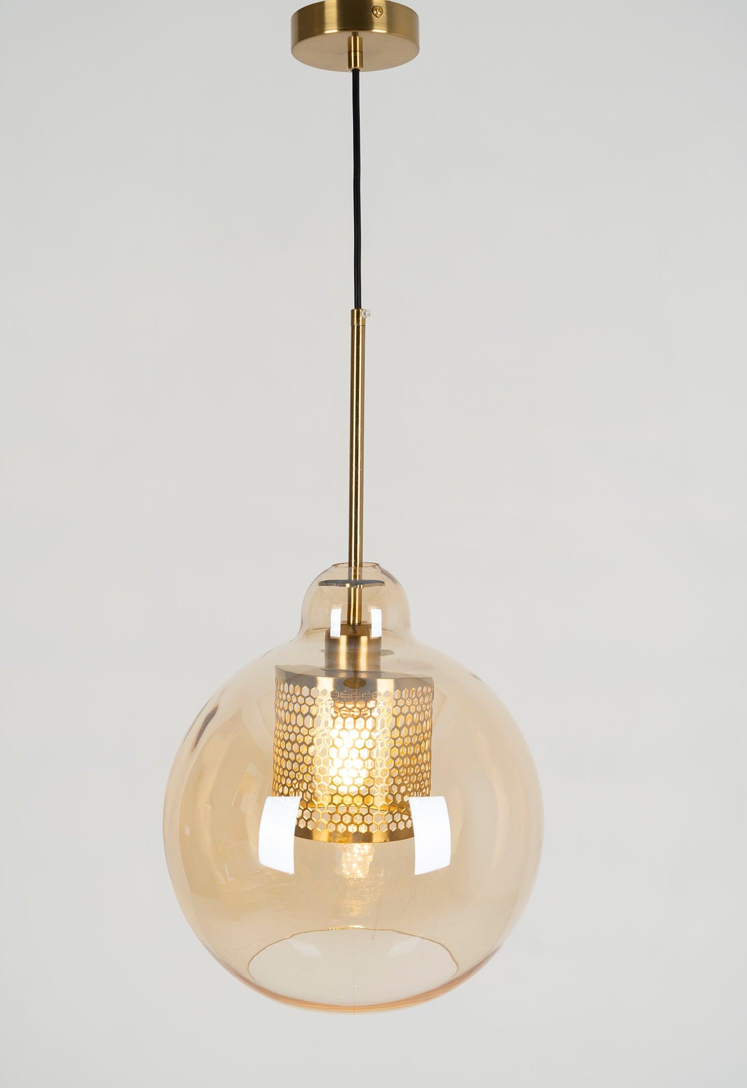 Lustra Pendant Lamp Chiswick Glass for Living Room-Neutral Decor