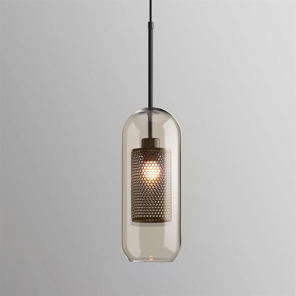 Lustra Pendant Lamp Chiswick Glass for Living Room-Neutral Decor