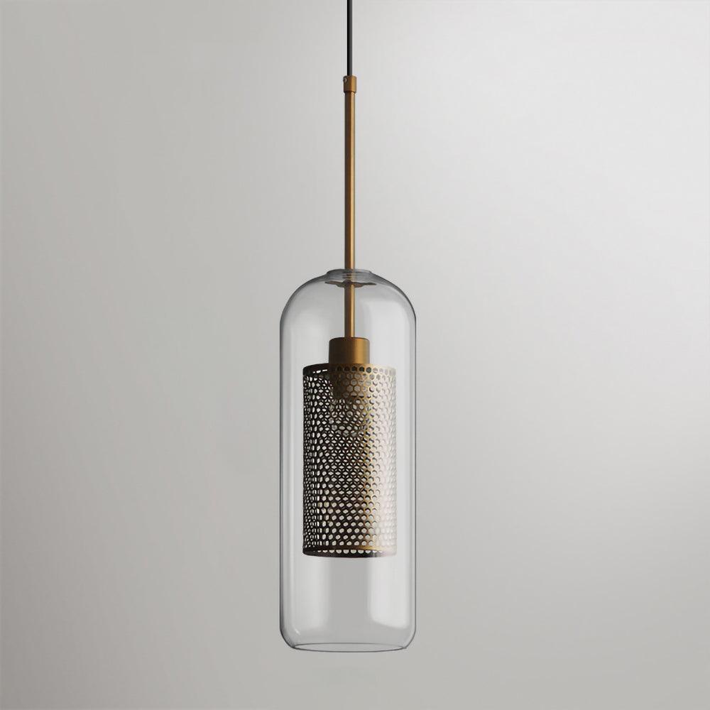 Lustra Pendant Lamp Chiswick Glass for Living Room-Neutral Decor