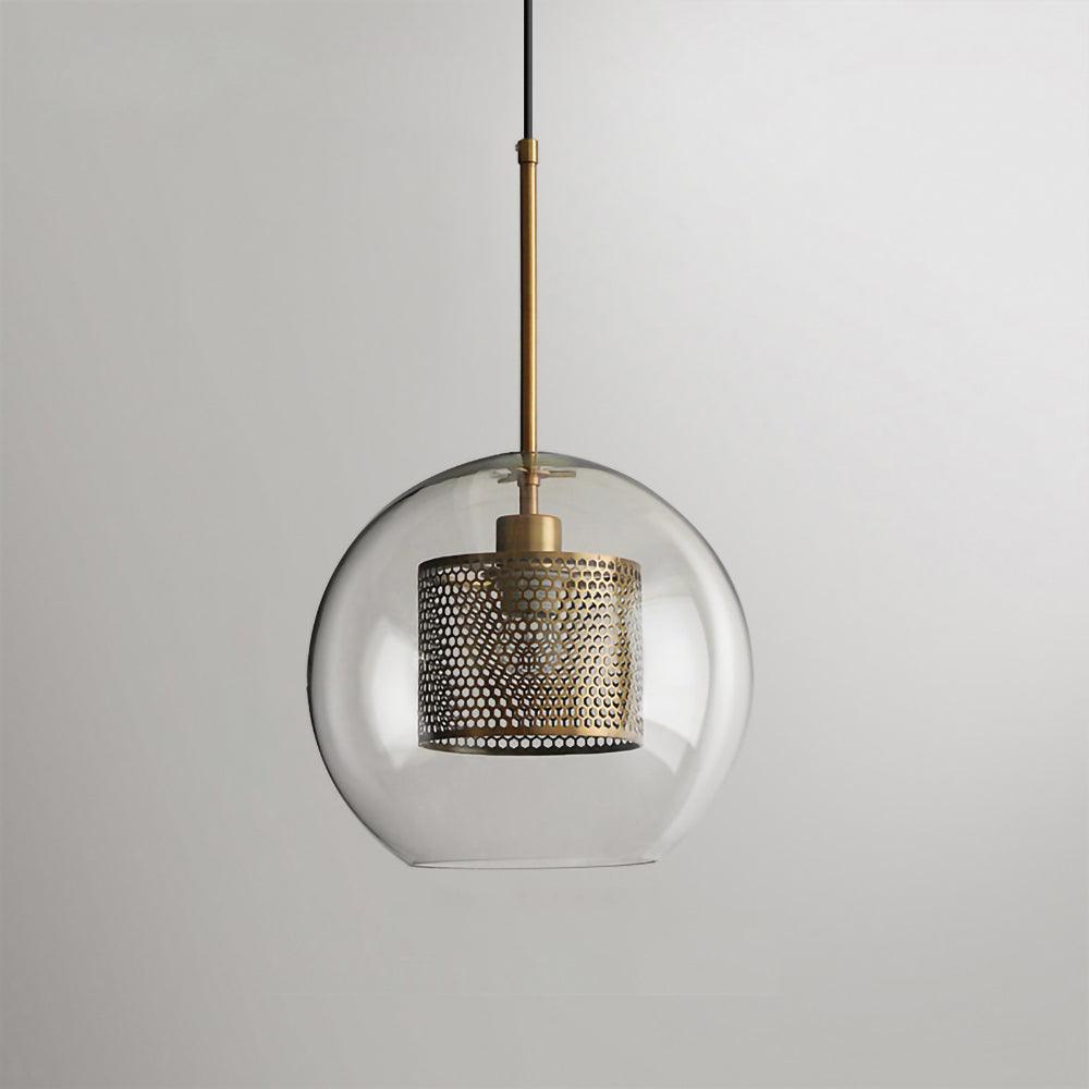 Lustra Pendant Lamp Chiswick Glass for Living Room-Neutral Decor