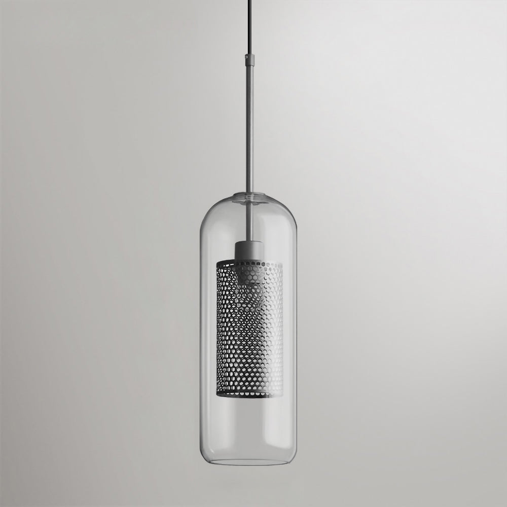 Lustra Pendant Lamp Chiswick Glass for Living Room-Neutral Decor