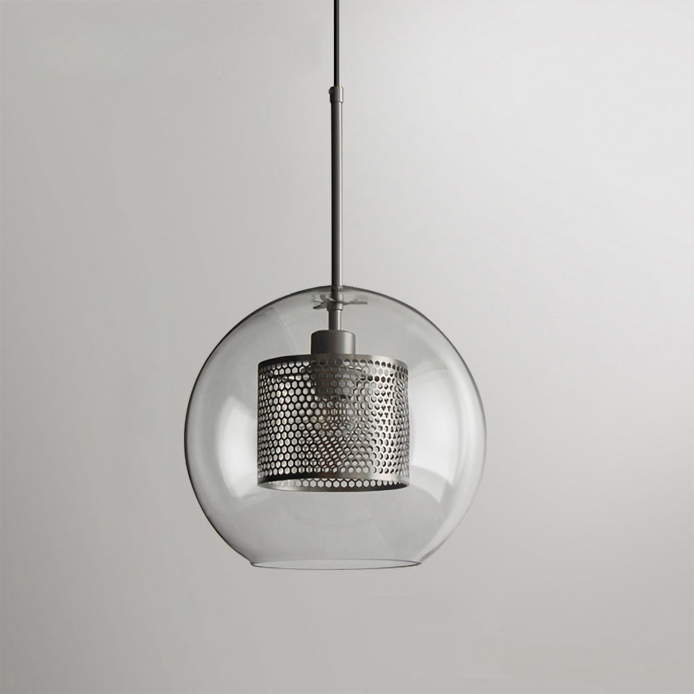 Lustra Pendant Lamp Chiswick Glass for Living Room-Neutral Decor